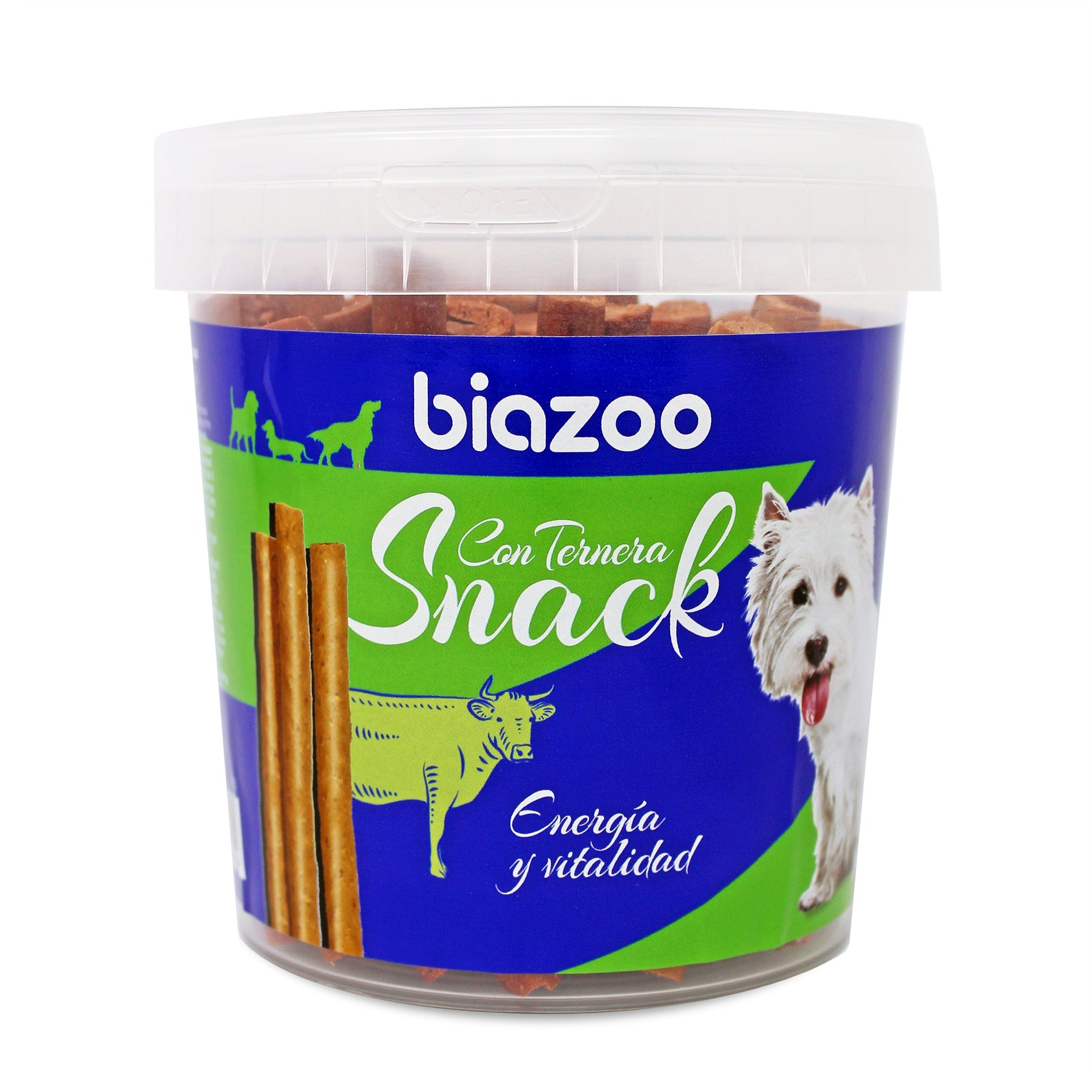 Biozoo Snacks de buey 600 g · premios masticables para perros