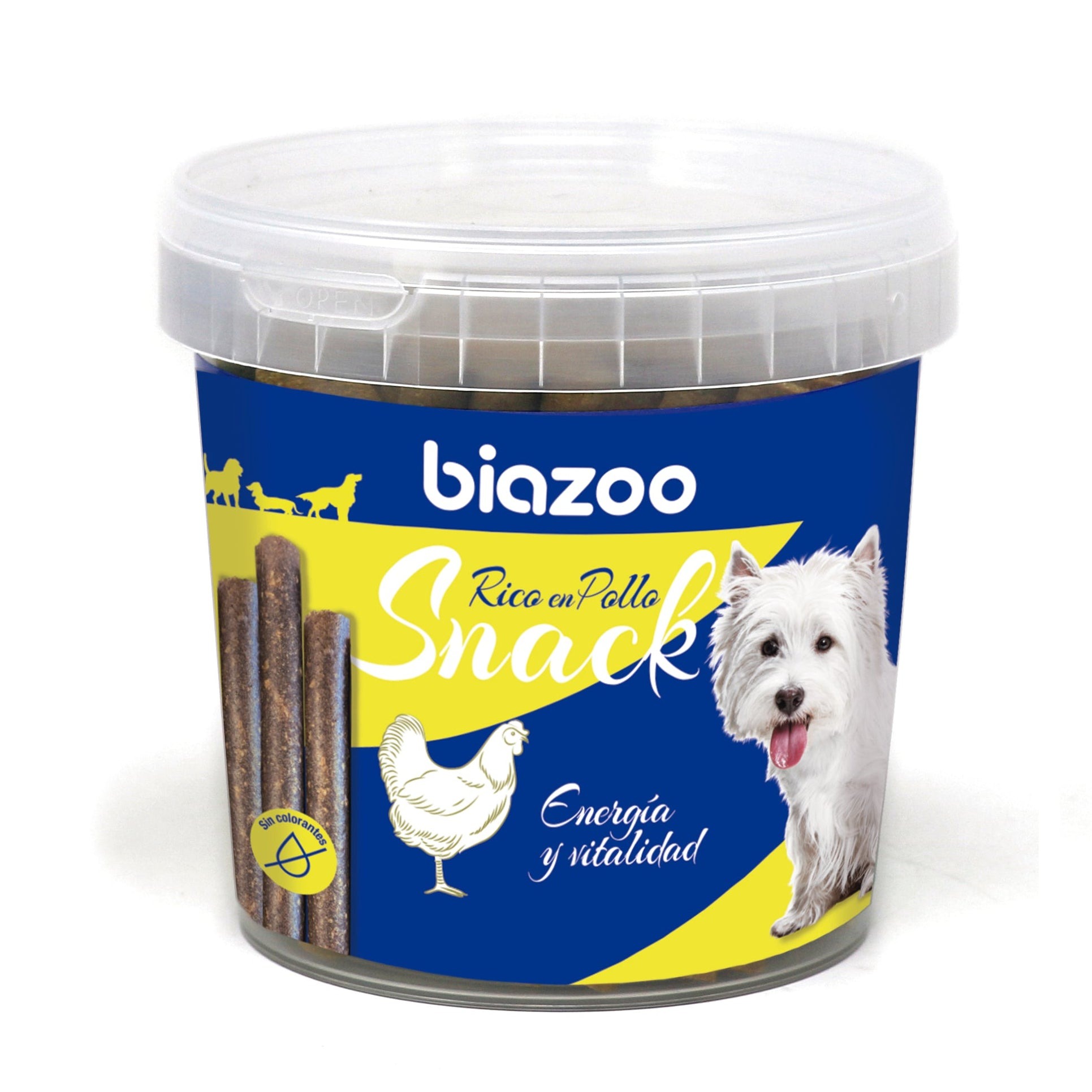 Biozoo Snacks de pollo 600 g · premios masticables para perros