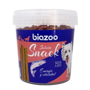 Biozoo Snacks de salmón 600 g · premios masticables para perros