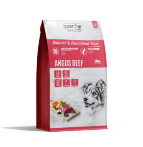 Custom Angus 10 kg · alimento de alto rendimiento con ternera Angus para perros activos
