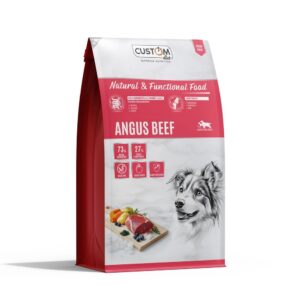 Custom Angus 2 kg · alimento de alto rendimiento con ternera Angus para perros activos