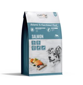 Custom Diet Salmon 10 kg · alimento monoproteico de salmón para perros con piel sensible