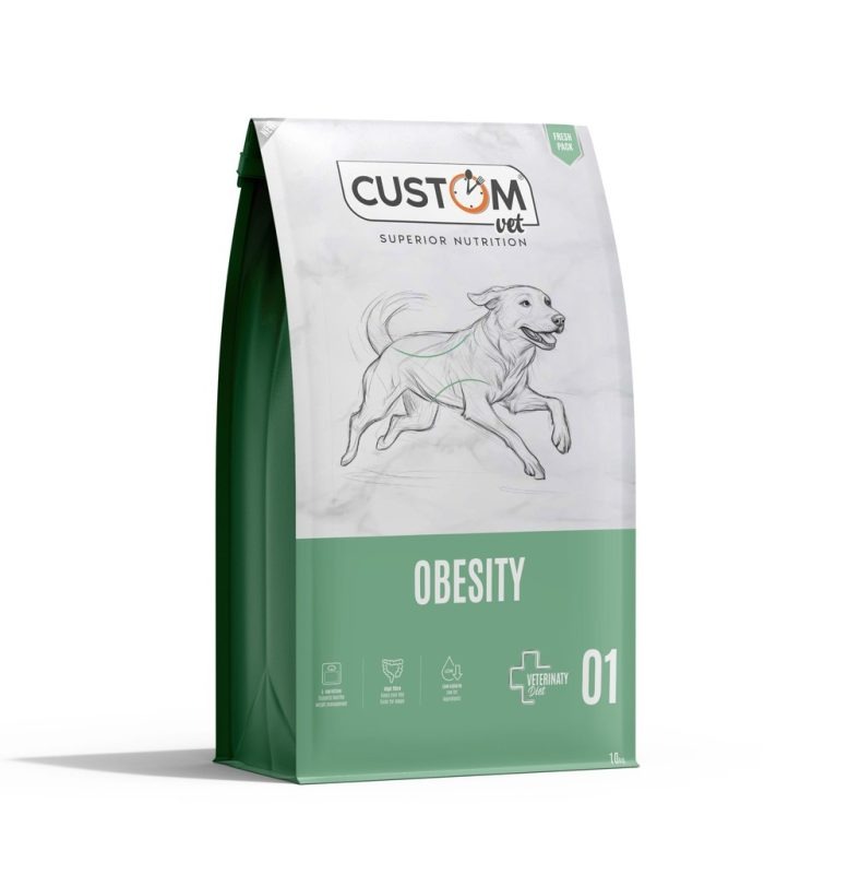 Custom Diet Obesity 2 kg · dieta veterinaria para el control de peso del perro
