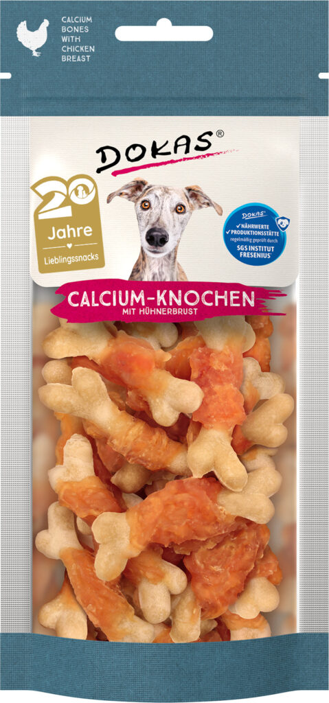 Dokas Huesos de Calcio con Pechuga de Pollo 75 g · snack para perros