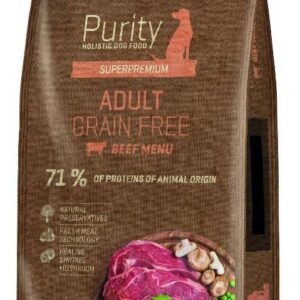 Fitmin Dog Purity GF Adult Beef 2 kg · pienso sin cereales de vacuno para perros adultos