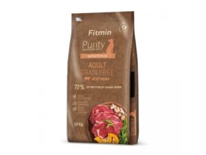 Fitmin Dog Purity GF Adult Beef 12 kg · pienso sin cereales de vacuno para perros adultos