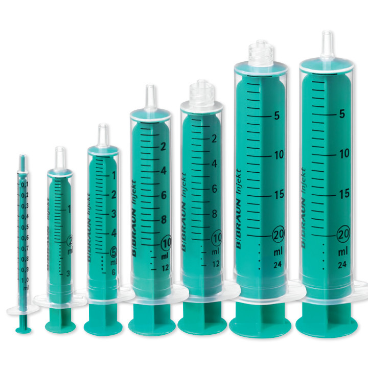 Jeringa Injekt 2 componentes 5 ml, caja de 100 uds · uso veterinario en caballos