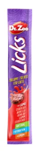Snack Saludable para Gatos Dr. Zoo Licks Sabor Cordero - Pack 12x4x15gr