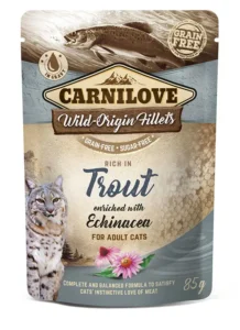 Comida Húmeda para Gatos Carnilove Trucha 24x85g - Alimentación Saludable