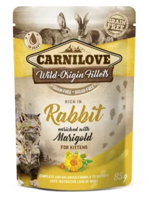 Carnilove Cat Pouch Conejo 24x85gr - Comida Húmeda Saludable para Gatos