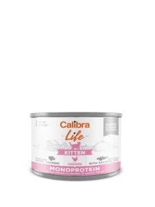 Calibra Cat Life Lata Kitten Pollo 6x200g - Comida Húmeda Saludable para Gatos