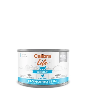 Calibra Cat Life Lata Adulto Pollo 6x200g - Comida Húmeda Saludable para Gatos