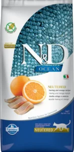 Farmina ND Ocean Neutered Cat Food 5kg - Premium Dry Nutrition for Healthy Cats