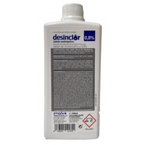 Desinclor rojo solución antiséptica clorhexidina 1 % 500 ml