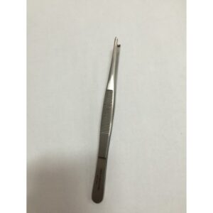 Pinza de disección 14,5 cm sin dientes · manipulación de tejidos en cirugía equina