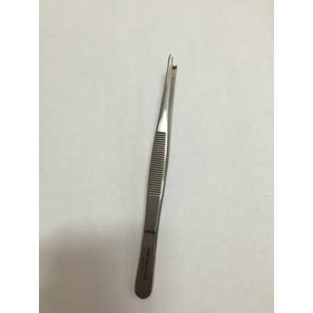 Pinza de disección 14,5 cm sin dientes · manipulación de tejidos en cirugía equina
