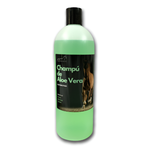 Champú Equincare especial para caballos tordos, 1 litro · biotina y aceite de coco