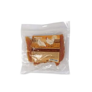 Stick de cuero trenzado con pollo Biozoo 500 g · snack para perros