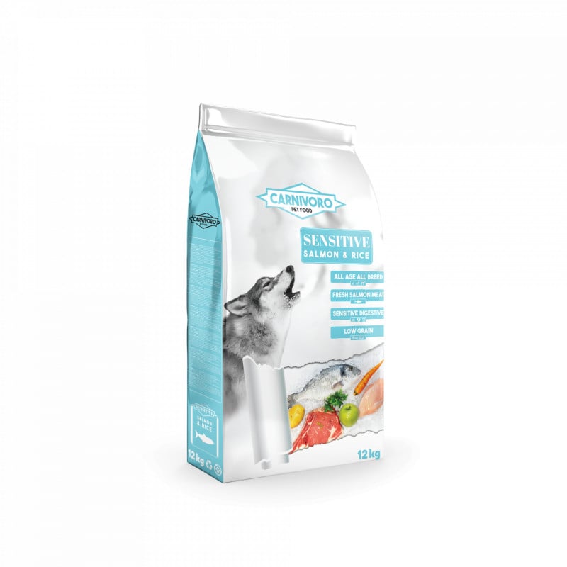 Carnivoro Grain Free 12 kg · alimento premium sin cereales para perros