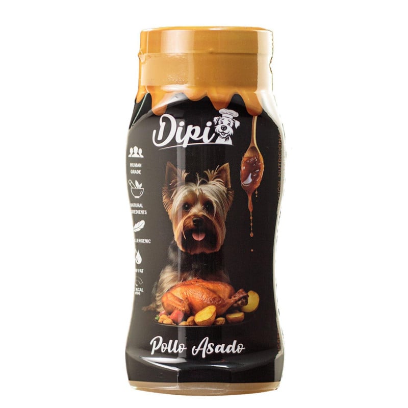 Dipi Ternera a la Brasa 300 ml · salsa de ternera para mascotas