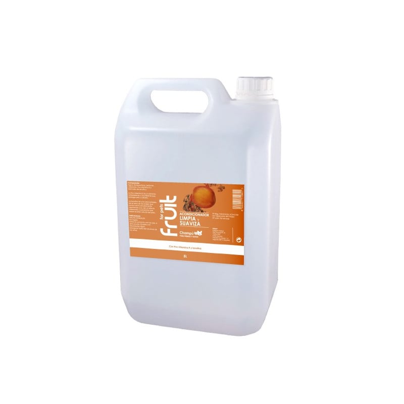 Fruit for Pets Champú cachorro 5 l · higiene suave para cachorros de perro y gato