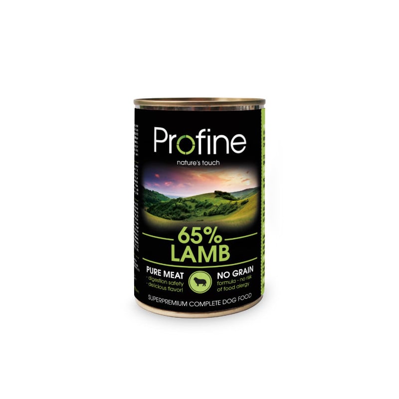 Profine lata monoproteica de pavo 6 × 400 g · alimento húmedo completo para perros adultos